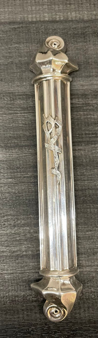 Vintage 925 Sterling Mezuzah Case Judaica - $5K APR w/CoA APR57