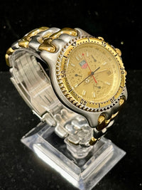 TAG HEUER Two-tone Professional Chronograph Quartz Men's Watch- $10K APR w/ COA! APR 57