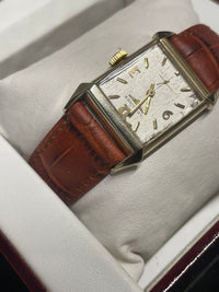 Longines Vintage 1940s Men's Tank Watch: Solid 10K Gold-Fill- $6K APR w/ COA!!! APR57