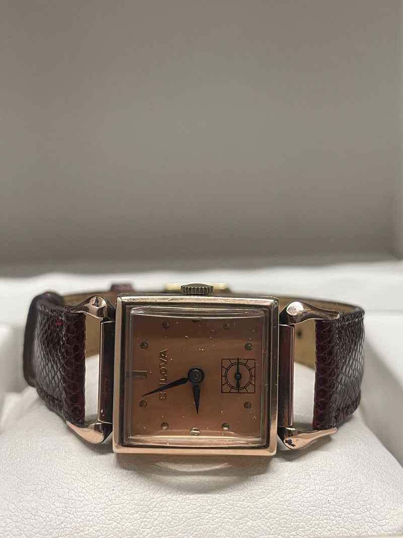 Bulova Vintage 1940s Watch: Solid 14K GF, Unique Flexible L - $8K APR w/ COA!!! APR57