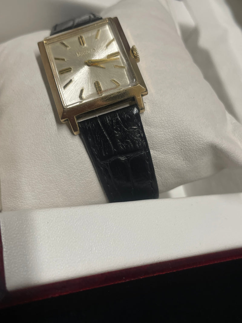 Bulova Vintage 1950s 10K RGP Watch, Off-White Dial, Gold Mark- $6K APR w/ COA!!! APR57