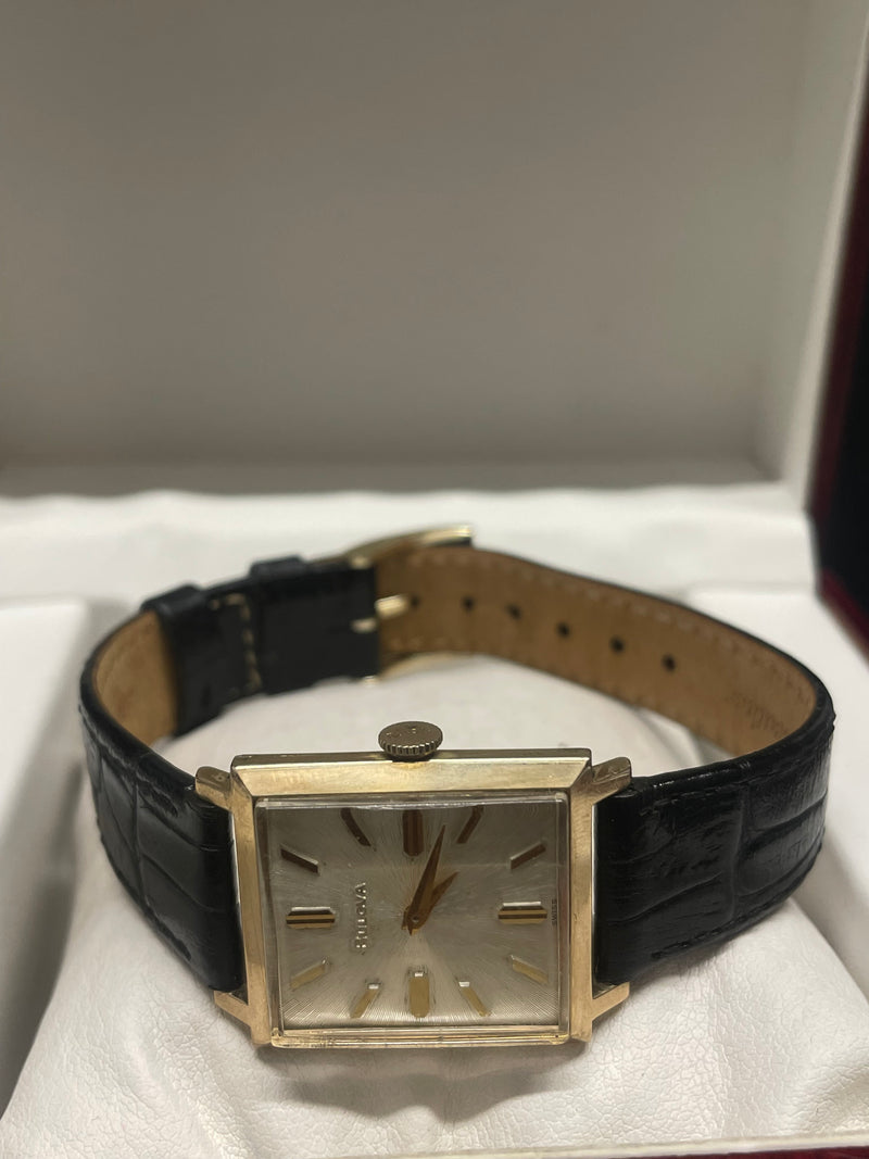 Bulova Vintage 1950s 10K RGP Watch, Off-White Dial, Gold Mark- $6K APR w/ COA!!! APR57