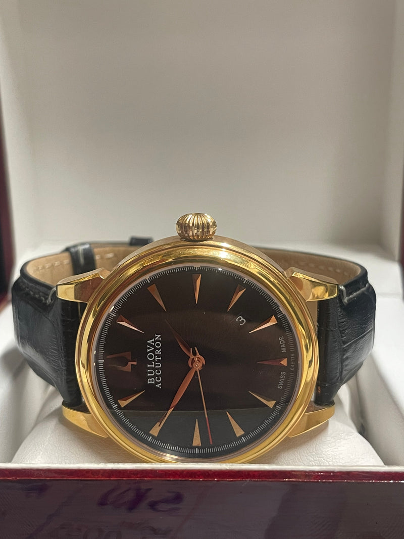 Bulova accutron rose gold hotsell