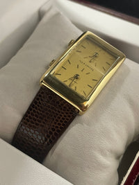 Tiffany & Co Vintage Dual Time 18K Gold Men's Watch by Chopard - $30K APPRAISAL & CERTIFICATE OF AUTHENTICITY APR57