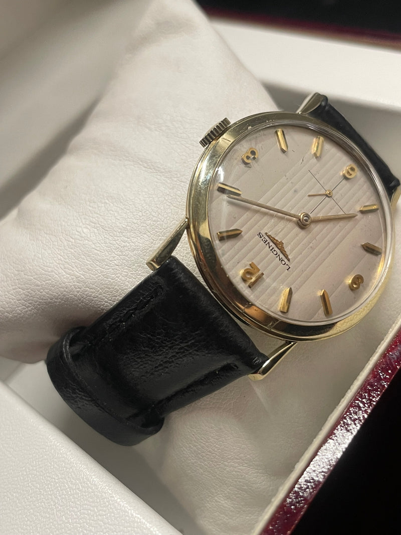 Longines Vintage 1940s Watch, Solid Yellow Gold, Elegant Design- $8K APPRAISAL & CERTIFICATE OF AUTHENTICITY APR57