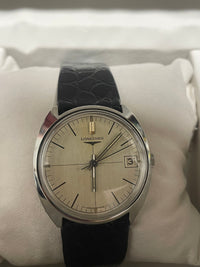 Longines Vintage 1960s Men’s Watch, White Gold Style,-Large Case- $10K APPRAISAL & CERTIFICATE OF AUTHENTICITY APR57