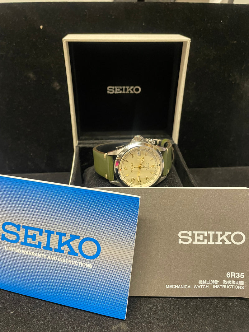 Seiko Prospex SPB 123 Men’s Watch, Platinum Dial, Rare Model-  $3K APR w/ COA!!! APR57