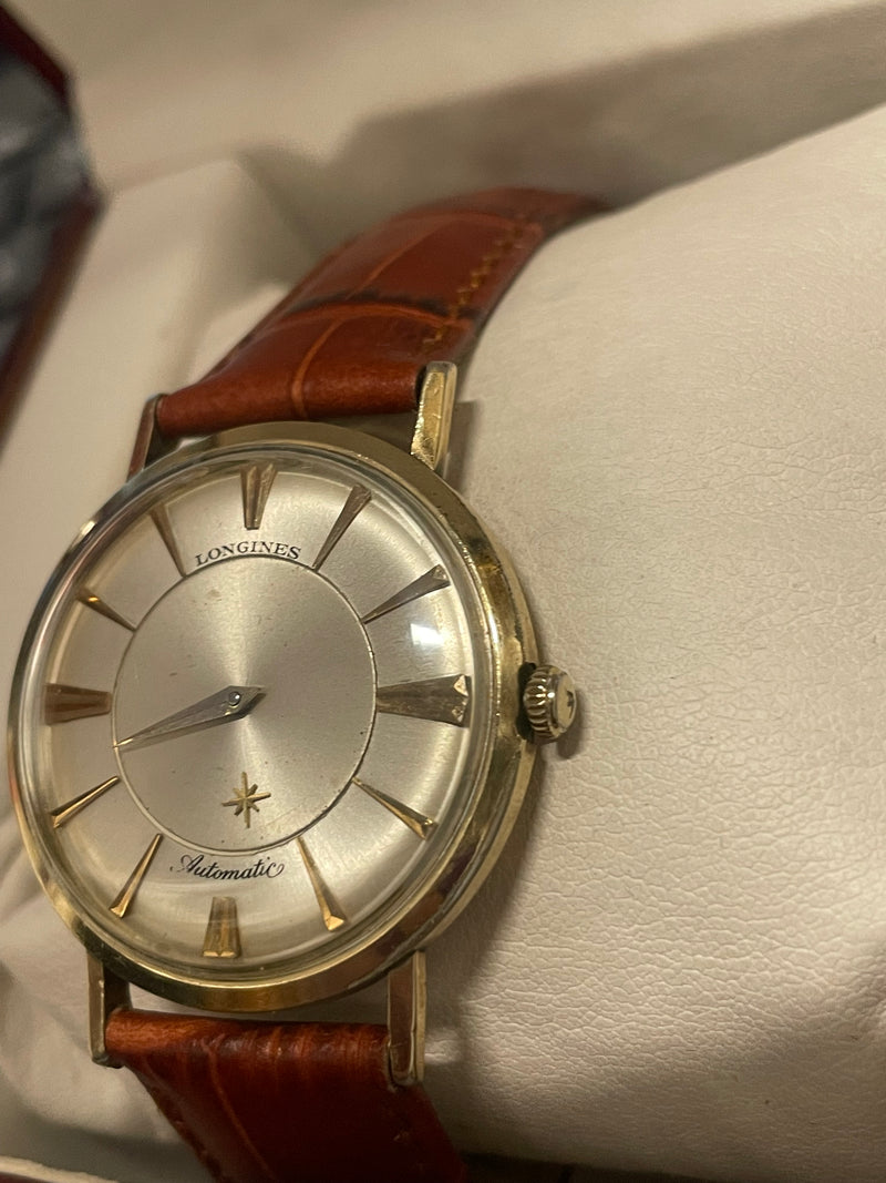 Longines Mystery Watch: Hidden Hands, 10k Gold, Unisex, 1950s - $8K APR w/ COA! APR57