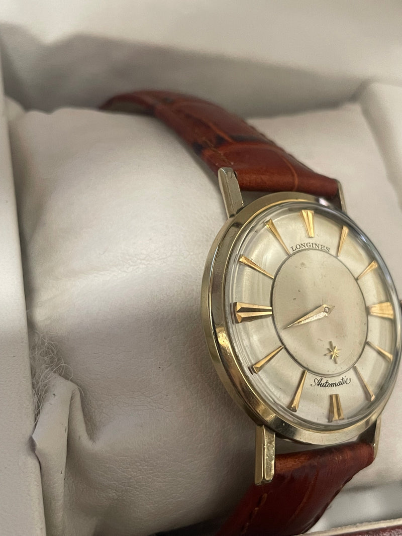 Longines Mystery Watch: Hidden Hands, 10k Gold, Unisex, 1950s - $8K APR w/ COA! APR57