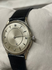 Longines Vintage 1940s Watch: White Gold, Diamond Dial, Unisex- 16K APR w/ COA! APR57