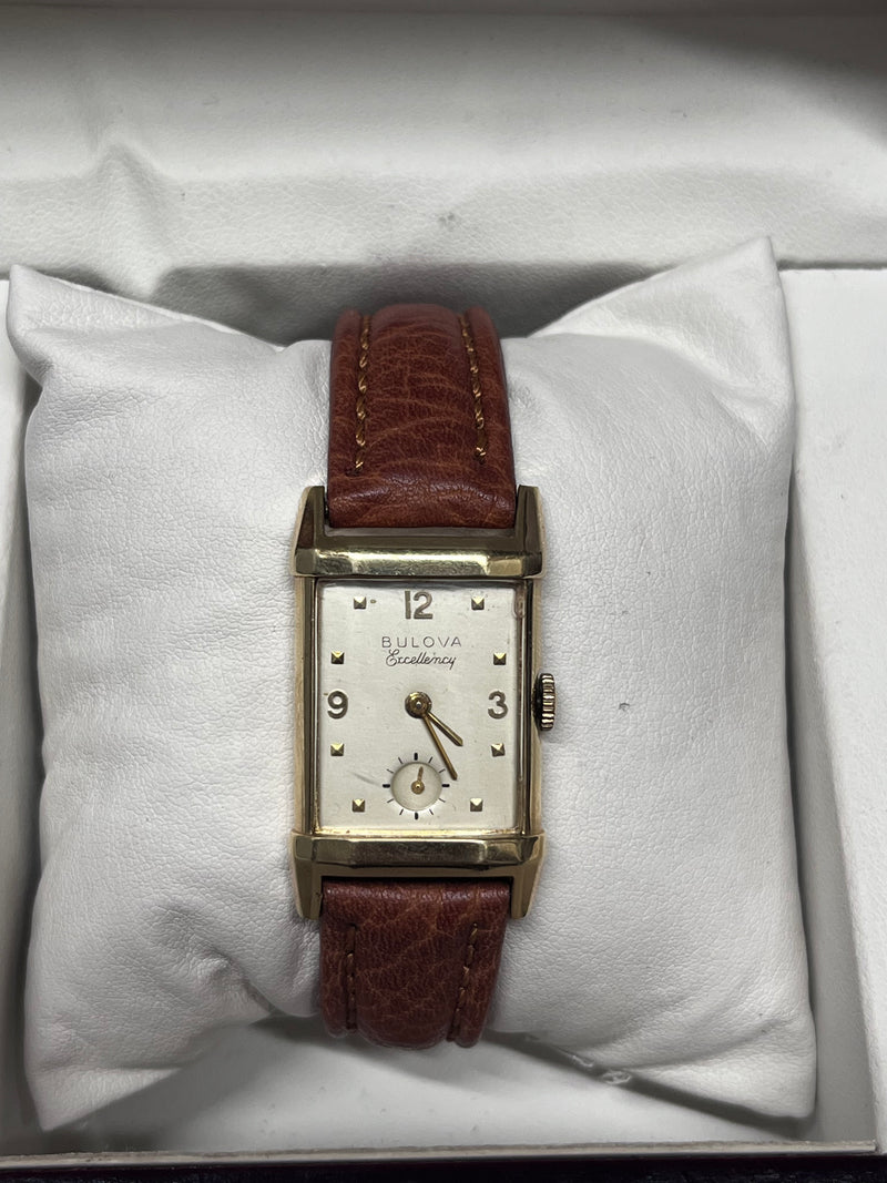 BULOVA Incredibly Beautiful Rare & Vintage 1940's Men's Watch- $13K APR w/ COA!! APR 57