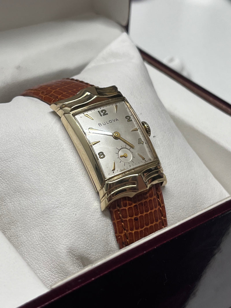 BULOVA Incredibly Beautiful Vintage 1940's 14k YG Men's Watch- $15K APR w/ COA!! APR 57