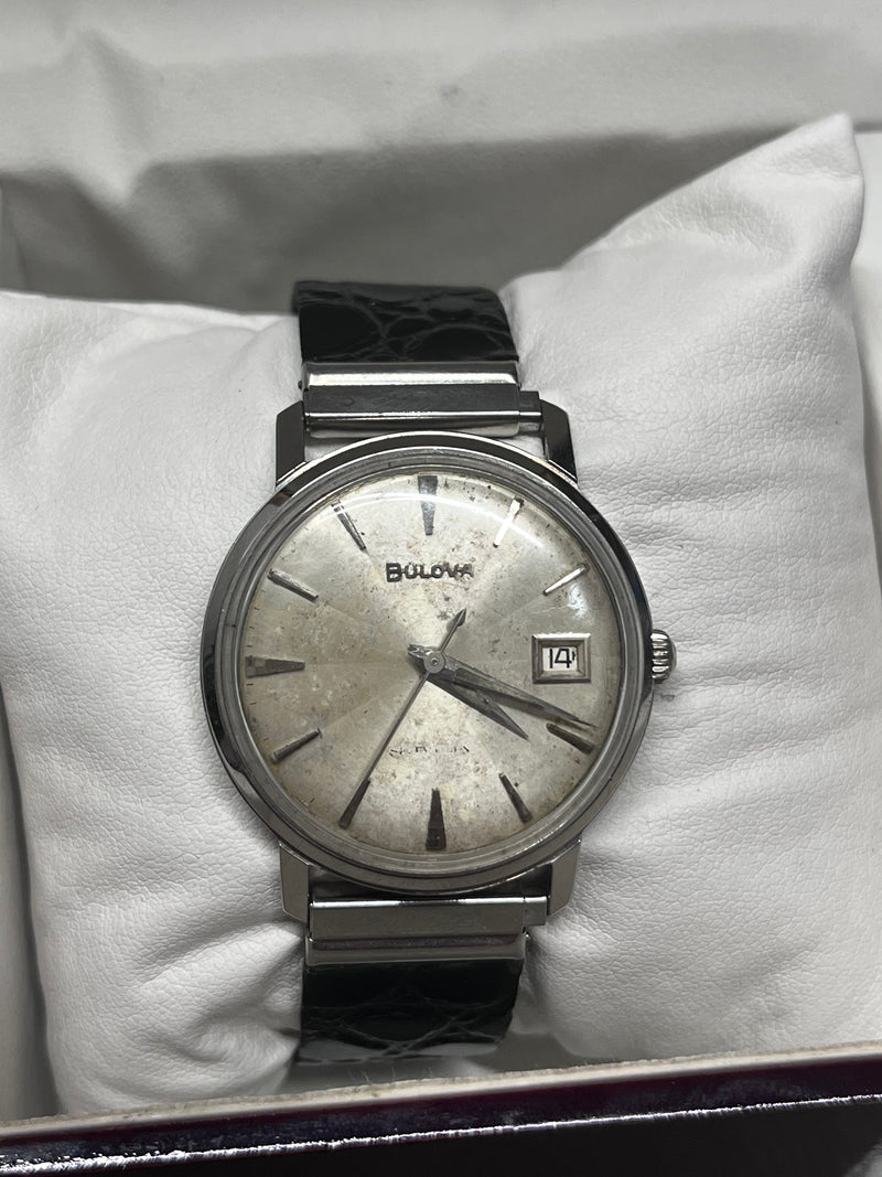 BULOVA Rare Incredibly Beautiful Vintage Unique SS Men's Watch- $7K APR w/ COA!! APR 57