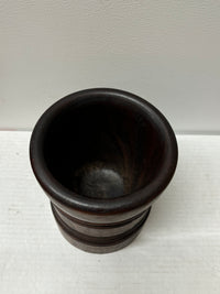 Lingnum Vitae Mortar 1880s from Sherry Lehmann's Collection - $20K APR w/CoA APR 57