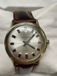 Longines 1950s Vintage Gold Watch with Brown Leather Strap- $6K APR w/ COA! APR57