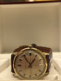 Longines 1950s Vintage Gold Watch with Brown Leather Strap- $6K APR w/ COA! APR57