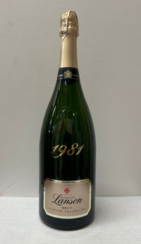 Lanson 1981 Brut Champagne Vintage Collection, Display Bottle - $6K APR w/CoA! APR 57