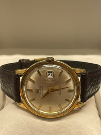 Tissot Visodate Vintage 1950s UnisexWatch with Brown Lizard Strap $4K APR w/ COA! APR57