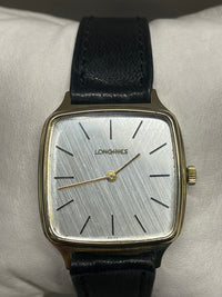 Longines Vintage 1960s Men’s Gold Watch with Black Leather - $13K APR w/ COA!!!! APR57