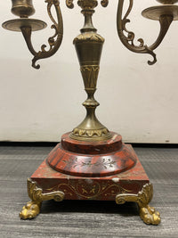 Pair of Late C. 1800’s Victorian French Style Brass Candelabra’s - $20K APR w/CoA APR57