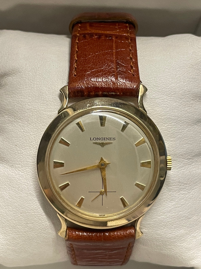 Longines 10K Gold-Filled Watch with Unique Curved Lugs, Gift - $7K APR w/ COA!!! APR57