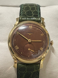 Longines Swiss Vintage 1940s Unisex Gold Watch with Rose Dial - $13K APR w/ COA! APR57