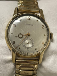 Longines Solid Yellow Gold Men's Watch with Silver Olyster Dial -$10K APRw/ COA! APR57