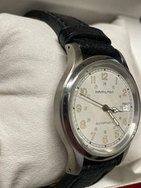 Hamilton Unisex Stainless Steel Watch With White Enamel Dial - $3.5K APR w/ COA! APR57