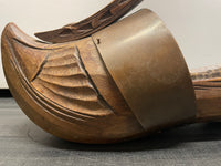 Early 20th C. Carved Wooden Clog Wine Bottle Holder - $5K APR w/CoA APR57