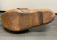 Early 20th C. Carved Wooden Clog Wine Bottle Holder - $5K APR w/CoA APR57