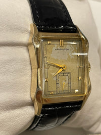 Hamilton Vintage 1940s 10K GF Cushion Case Watch, Rare Design- $6.5K APR w/ COA! APR57