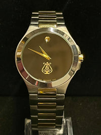 Movado Museum Rare Lancaster School of Music Emblem Men's Watch - $10K APR w/COA APR 57