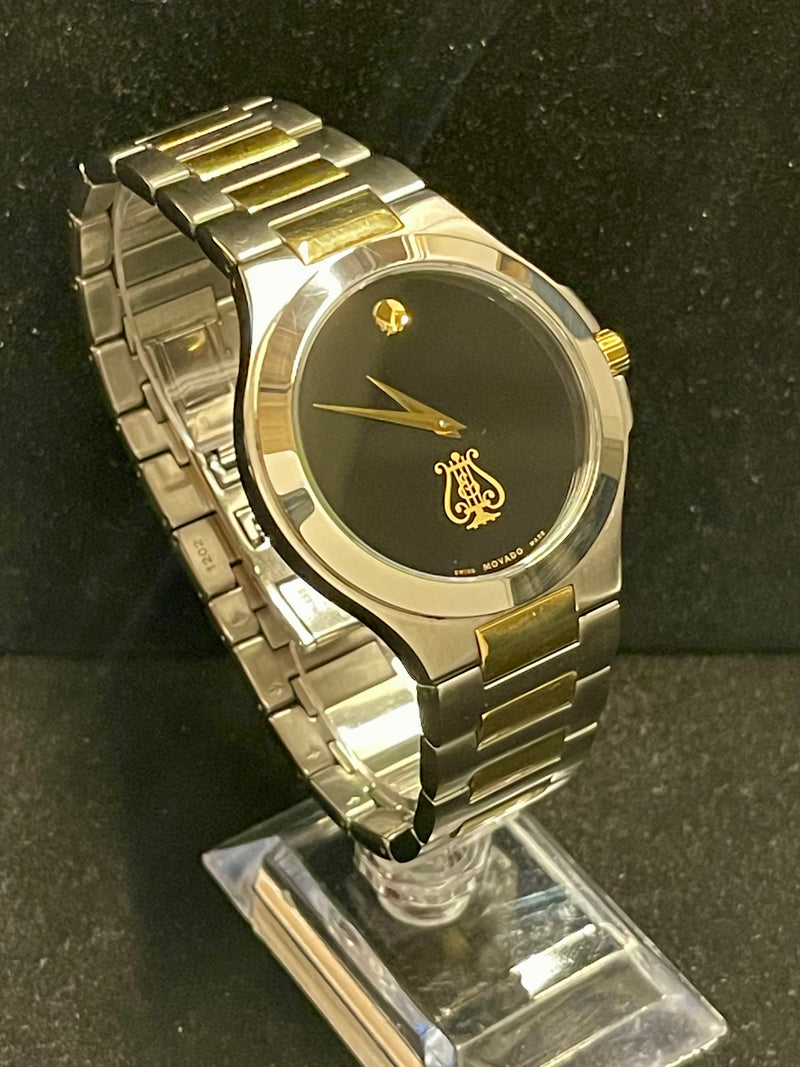 Movado Museum Rare Lancaster School of Music Emblem Men's Watch - $10K APR w/COA APR 57