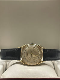 Longines Vintage 1940s Men´s Watch, Yellow Gold, Black Strap, - $10K APR w/ COA! APR57