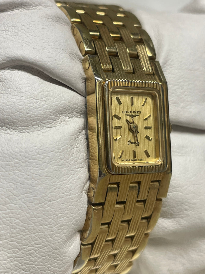 Longines Ladies Gold-Tone Watch, New Condition, Gold Dial - $5K APR w/ COA! APR57