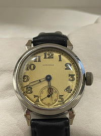 Longines Vintage 1920s  Unisex Military Watch Stainless Steel - $10K APR w/ COA! APR57