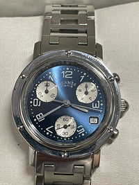 Hermes Limited Edition Chronograph - Sapphire Blue Dial, Rare - $15K APR w/ COA! APR57