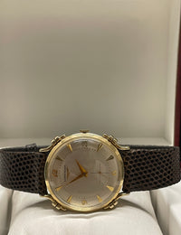 Longines Vintage 1950s Men's Watch - Solid Gold, Rare Design- $15K APR w/ COA!!! APR57