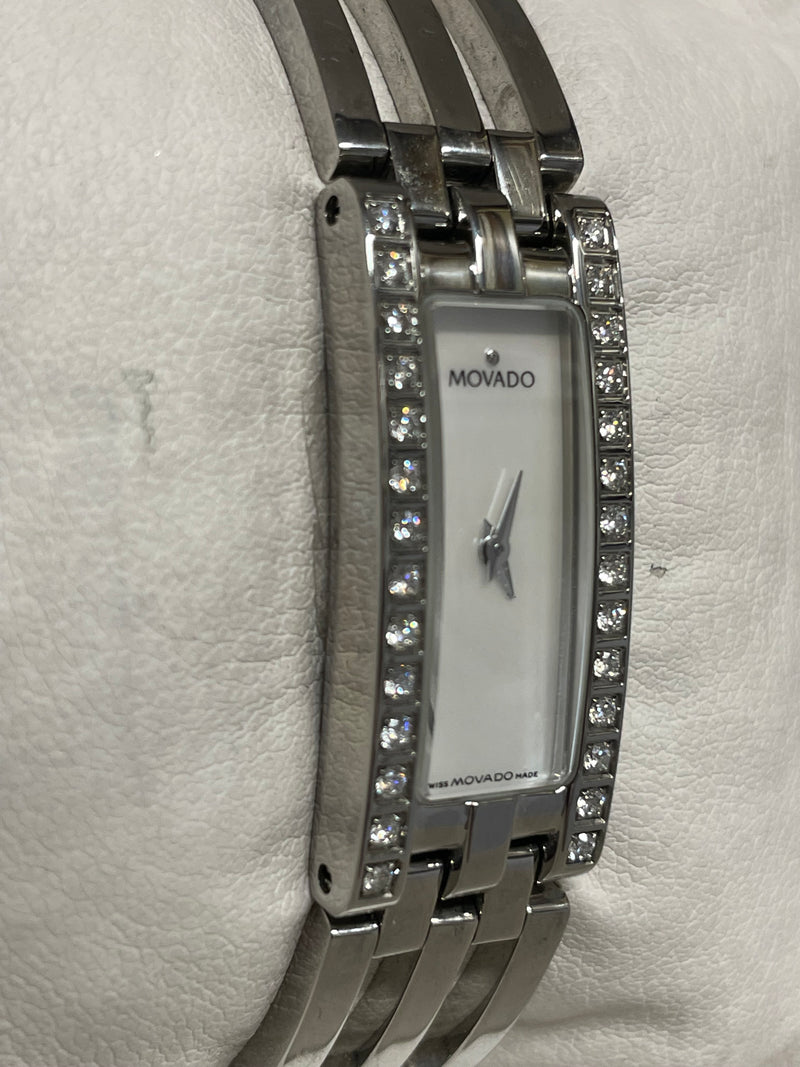 Movado Lady's Watch with Diamonds and White Mother Pearl Dial- $10K APR w/ COA!! APR57