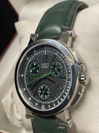 Movado Wristwatch Jumbo  Edition Chronograph with Green Strap -  $8K APR w/ COA! APR57