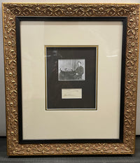 Authentic Thomas Edison Signature And Photograph With Phonograph- $15K APR w/CoA APR57