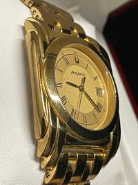 Accutron Vintage 1930s Gold-Tone Art Deco Watch with Textured  - $3K APR w/ COA! APR57