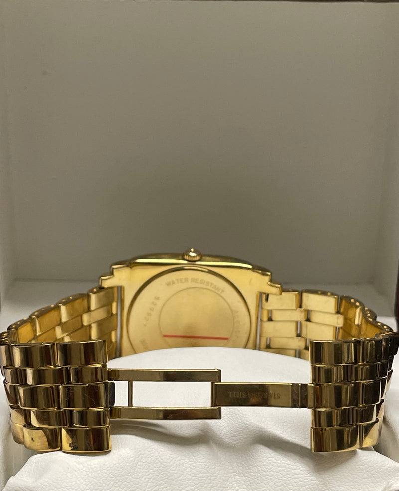 Accutron Vintage 1930s Gold-Tone Art Deco Watch with Textured  - $3K APR w/ COA! APR57