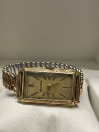 Bulova Vintage 1940s Curve-X Tank Watch in Solid Yellow Gold- $10K APR w/ COA!!!