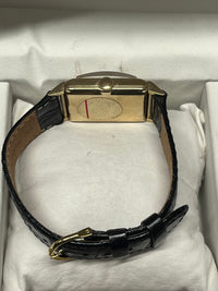 HAMILTON Beautiful Squared Shaped 14K Yellow Gold Men's Watch - $13K APR w/ COA! APR 57