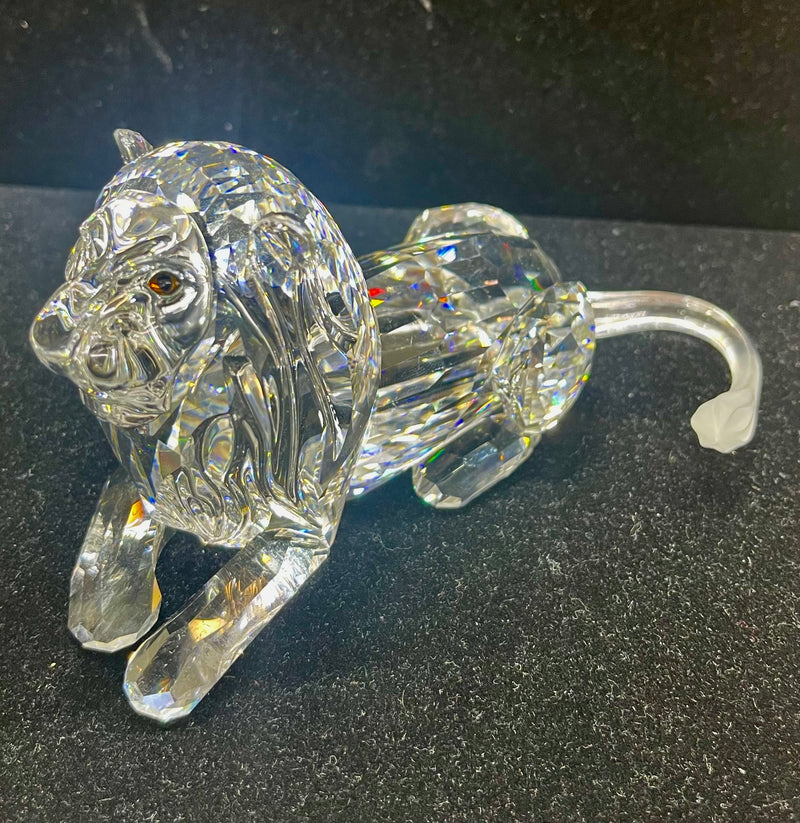 Swarovski 1995 Antique "Inspiration Africa" The Lion Crystal - $1.5K APR w/ CoA! APR 57