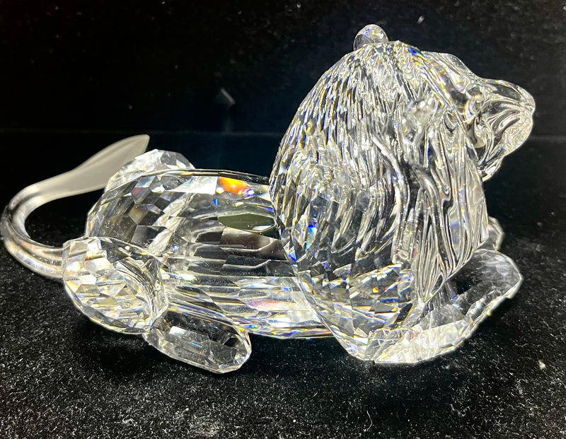 Swarovski 1995 Antique "Inspiration Africa" The Lion Crystal - $1.5K APR w/ CoA! APR 57