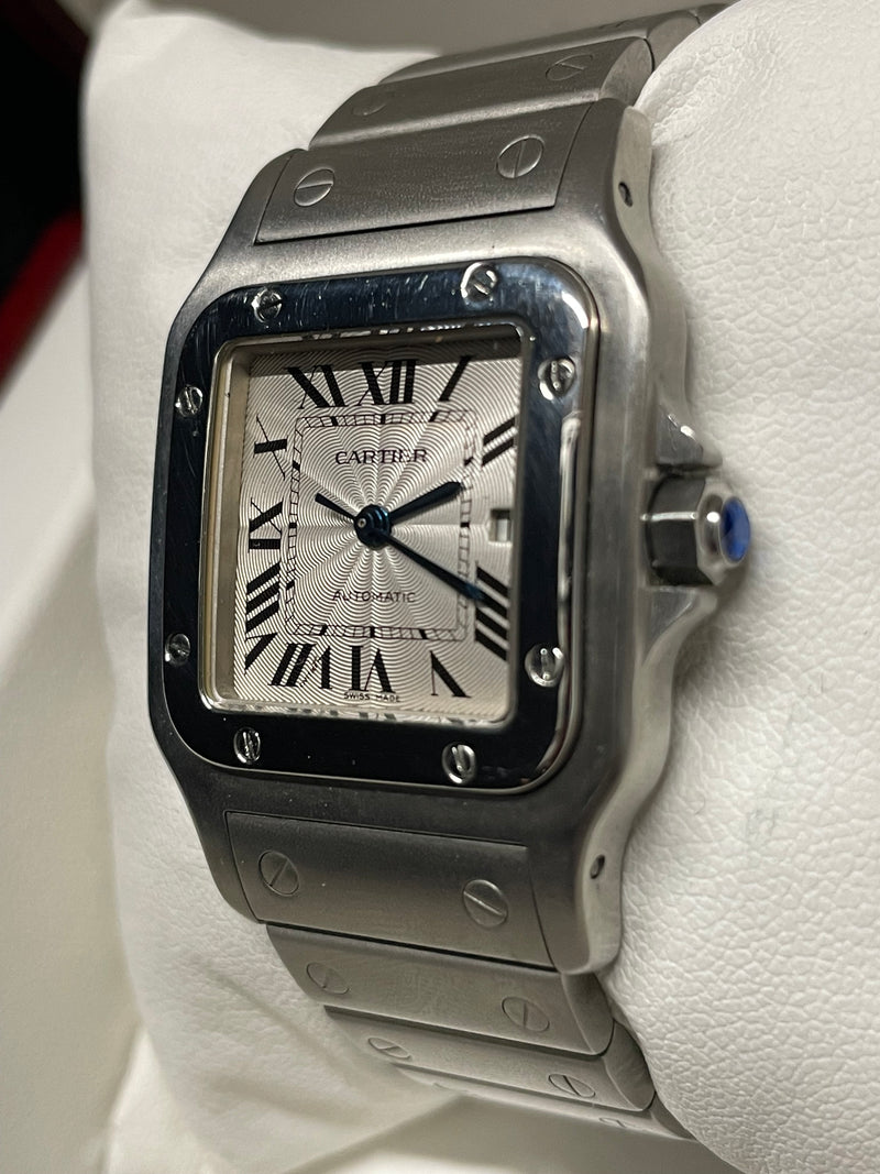 Cartier Santos #2319 Stainless Steel Automatic Square Watch- $13K APR w/ COA!!!! APR57