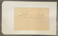 Circa 1877 Actor Edwin Booth Autograph - $6K APR w/CoA APR57