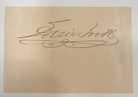 Circa 1877 Actor Edwin Booth Autograph - $6K APR w/CoA APR57